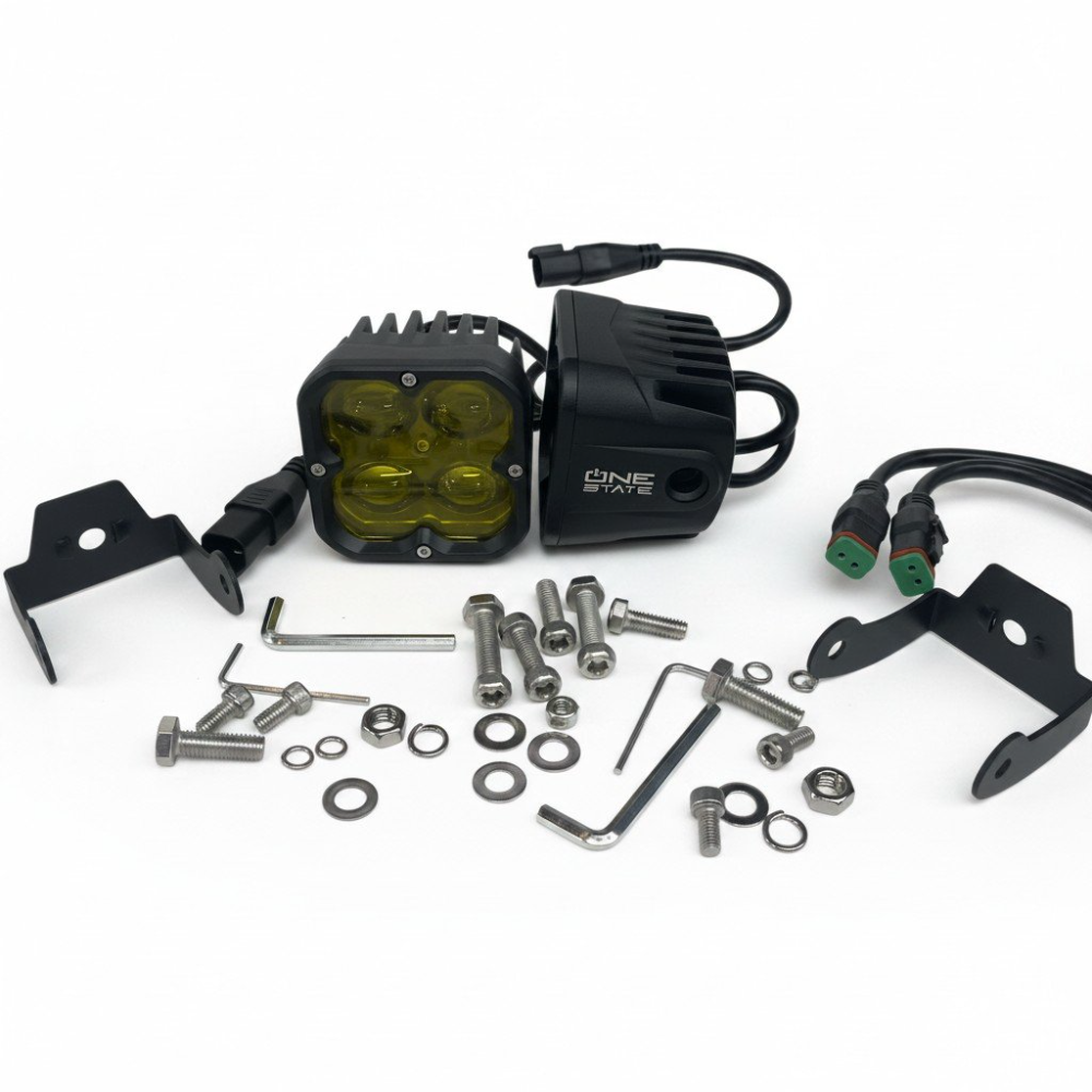 Exploradora LED ONE STATE OS3 Cubo 3" 20W 4 LED (Par)